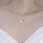 By Queen Κολιέ Butterfly Gold 925 με Φίλντισι και Zircon - Image 9