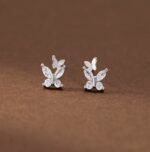 By Queen Σκουλαρίκια Καρφωτά Butterfly - Image 4