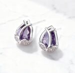 By Queen Ασημένια Καρφωτά Σκουλαρίκια Τουλίπα - Image 3