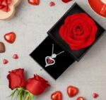 Γυναικείο Κολιέ S925 Flower Love Red - Image 5