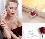 Γυναικείο Κολιέ S925 Flower Love Red - Image 8
