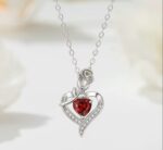 Γυναικείο Κολιέ S925 Flower Love Red - Image 9