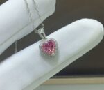 By Queen Κολιέ Καρδιά S925 Σε Ροζ Χρώμα Με Ζιργκόν - Image 21