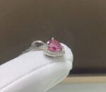 By Queen Κολιέ Καρδιά S925 Σε Ροζ Χρώμα Με Ζιργκόν - Image 22