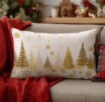 By Queen Limited Festive Edition Μαξιλαροθήκη Χρυσαφένιο Δάσος 50x30εκ. - Image 3