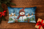 By Queen Limited Festive Edition Μαξιλαροθήκη Snowman Village 50x30εκ. - Image 6