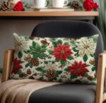 By Queen Limited Festive Edition Μαξιλαροθήκη Timeless Poinsettia 50x30εκ. - Image 6