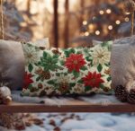 By Queen Limited Festive Edition Μαξιλαροθήκη Timeless Poinsettia 50x30εκ. - Image 7