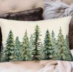 By Queen Limited Festive Edition Μαξιλαροθήκη Winter Forest Serenity 50x30εκ.