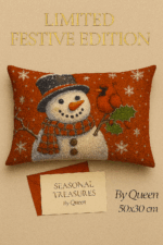 By Queen Limited Festive Edition Μαξιλαροθήκη Χιονάνθρωπος & Καρδινάλιος 50×30 εκ. - Image 5