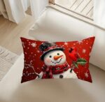 By Queen Limited Festive Edition Μαξιλαροθήκη Χιονάνθρωπος & Καρδινάλιος 50×30 εκ. - Image 7