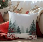 By Queen Limited Festive Edition Μαξιλαροθήκη Χριστουγεννιάτικο Τοπίο 45x45εκ. - Image 4