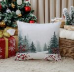 By Queen Limited Festive Edition Μαξιλαροθήκη Χριστουγεννιάτικο Τοπίο 45x45εκ. - Image 5