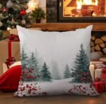 By Queen Limited Festive Edition Μαξιλαροθήκη Χριστουγεννιάτικο Τοπίο 45x45εκ. - Image 7