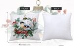 By Queen Limited Festive Edition Μαξιλαροθήκη Bird Ornament Design 45x45εκ. - Image 9