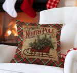 By Queen Limited Festive Edition Μαξιλαροθήκη North Pole Με Vintage Έλκηθρο 45x45εκ. - Image 3