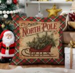 By Queen Limited Festive Edition Μαξιλαροθήκη North Pole Με Vintage Έλκηθρο 45x45εκ. - Image 8