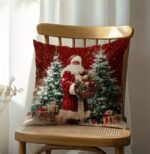 By Queen Limited Festive Edition Μαξιλαροθήκη Με Άγιο Βασίλη και Δώρα 45x45εκ. - Image 3