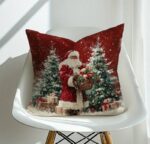 By Queen Limited Festive Edition Μαξιλαροθήκη Με Άγιο Βασίλη και Δώρα 45x45εκ. - Image 5
