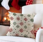 By Queen Limited Festive Edition Μαξιλαροθήκη Snowflake 45x45εκ.