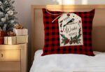 By Queen Limited Festive Edition Μαξιλαροθήκη Buffalo Plaid Με σχέδιο “Warm Winter Wishes” - Image 7