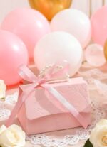 By Queen Feminine Luxury Pearl Purse Κουτί Δώρου Σε Ροζ - Image 3