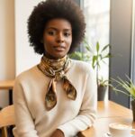 By Queen Jungle Σατέν Μαντήλι Με Τροπικά Φυτά & Ζώα - Image 6