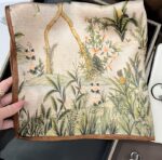 By Queen Jungle Σατέν Μαντήλι Με Τροπικά Φυτά & Ζώα - Image 7