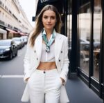 By Queen Σατέν Μαντήλι Magnolia Whisper - Image 4