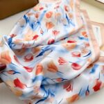 By Queen Γυναικείο Μαντήλι Πολύχρωμο Με Τουλίπες - Image 4