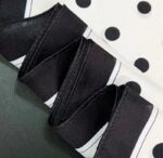 By Queen Timeless Minimal Elegance Σατέν Μαντήλι Mε Μαύρα Πουά - Image 12