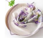 By Queen Σατέν Μαντήλι Με Ζωγραφιστές Ίριδες Σε Υδατογραφία - Image 12