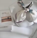 By Queen Σατέν Μαντήλι Με Ζωγραφιστές Ίριδες Σε Υδατογραφία - Image 18