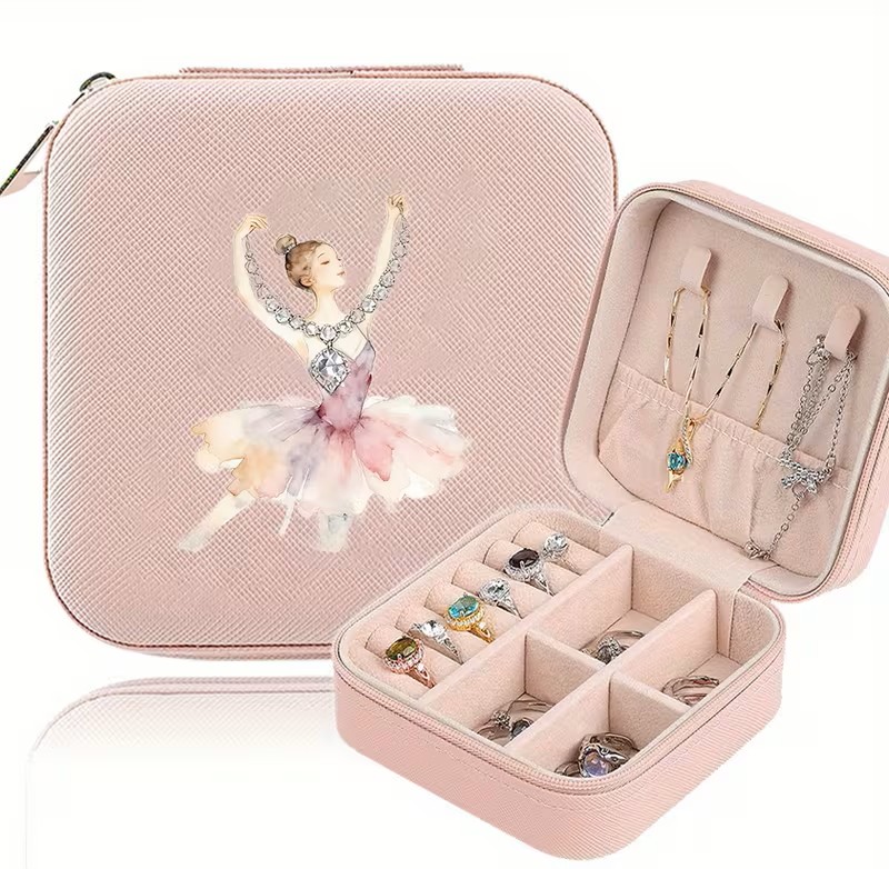 gift jewelry box ballerina grace1 By Queen Παιδική Ροζ Κοσμηματοθήκη Ballerina Grace - Image 1