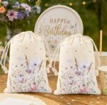 By Queen Ρομαντικό Floral Pastel Bloom Πουγκί Δώρου - Image 5