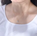 By Queen Πολυτελές Γυναικείο Ασημένιο Κολιέ Mε Γαλάζιο Τοπάζι - Image 10