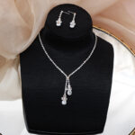 By Queen Elegant Crystal Κολιέ Και Σκουλαρίκια Με Λαμπερές Πέτρες - Image 12