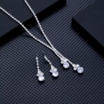 By Queen Elegant Crystal Κολιέ Και Σκουλαρίκια Με Λαμπερές Πέτρες - Image 15