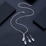 By Queen Elegant Crystal Κολιέ Και Σκουλαρίκια Με Λαμπερές Πέτρες - Image 20