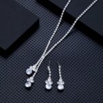 By Queen Elegant Crystal Κολιέ Και Σκουλαρίκια Με Λαμπερές Πέτρες - Image 5