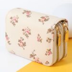 By Queen Elegant Γυναικείο Πορτοφόλι Floral Mini Wallet Με Διπλό Φερμουάρ - Image 9