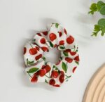 By Queen Scrunchie Με Κερασάκια(Τυχαίο Χρώμα Επιλογής) - Image 2