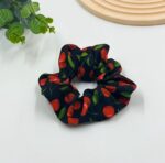 By Queen Scrunchie Με Κερασάκια(Τυχαίο Χρώμα Επιλογής) - Image 3