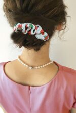 By Queen Scrunchie Με Κερασάκια(Τυχαίο Χρώμα Επιλογής) - Image 7