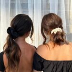 By Queen Scrunchie Satin Πουά Με Μαύρη Βάση Και Εκρού (Τυχαίο Χρώμα Επιλογής) - Image 20