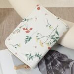 By Queen Λευκό Floral Πορτοφολάκι Με Χρυσό Φερμουάρ - Image 11