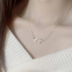 By Queen Ασημένιο Gold Plated Κολιέ Τουλίπα Mε Ζιργκόν - Image 12