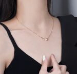 By Queen Ασημένιο Gold Plated Κολιέ Τουλίπα Mε Ζιργκόν - Image 20