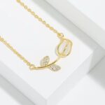 By Queen Ασημένιο Gold Plated Κολιέ Τουλίπα Mε Ζιργκόν - Image 21