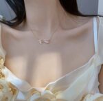 By Queen Ασημένιο Gold Plated Κολιέ Τουλίπα Mε Ζιργκόν - Image 6